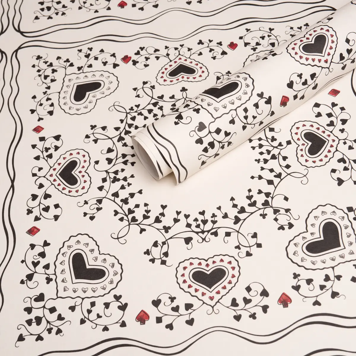 Garden Of Hearts_ BLACK & IVORY