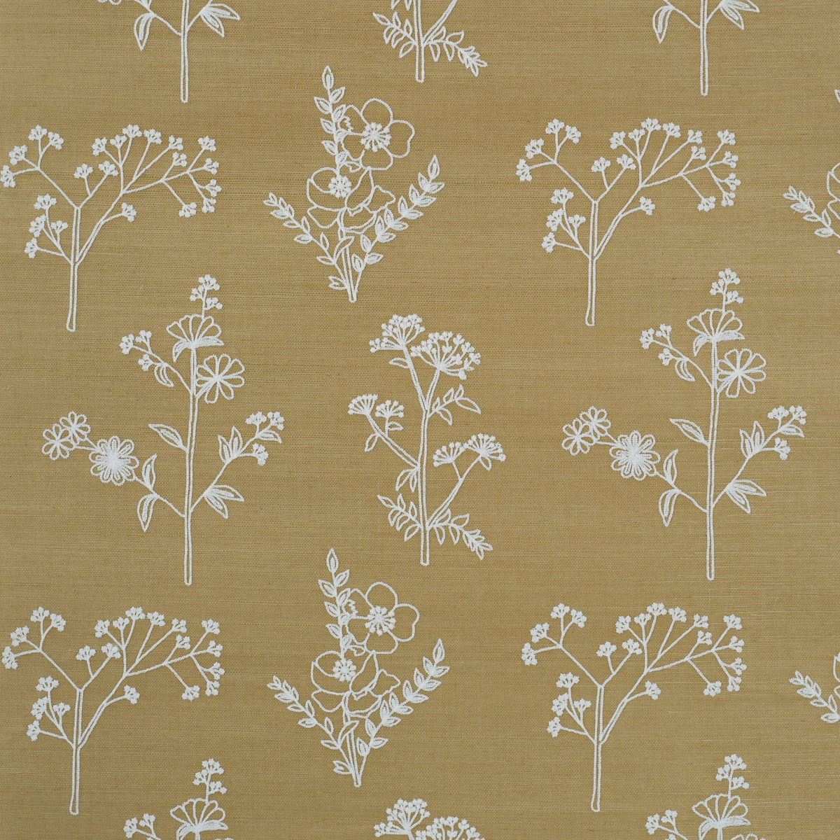 Lisbeth Embroidered Sisal_ OLIVE