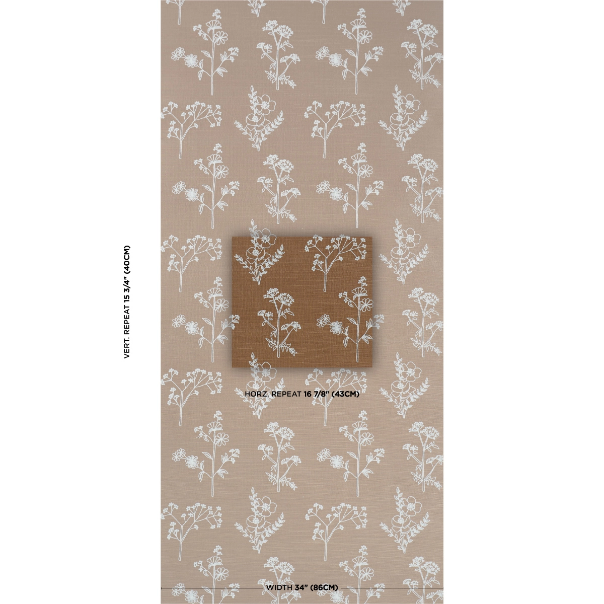 Lisbeth Embroidered Sisal_ BROWN