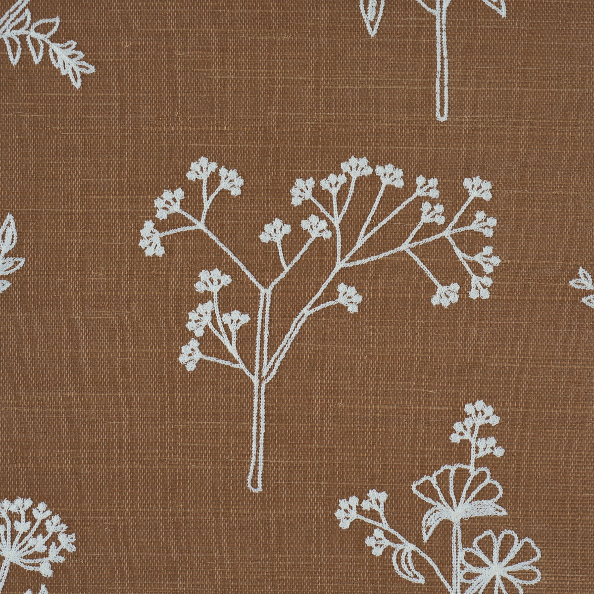 Lisbeth Embroidered Sisal_ BROWN
