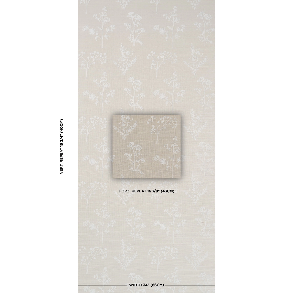 Lisbeth Embroidered Sisal_ PEARL