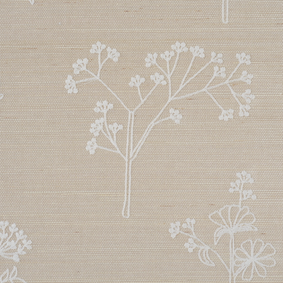 Lisbeth Embroidered Sisal_ PEARL