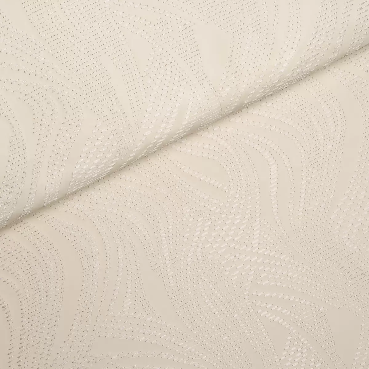 QUILTED WAVES WALLCOVERING_ DUNE