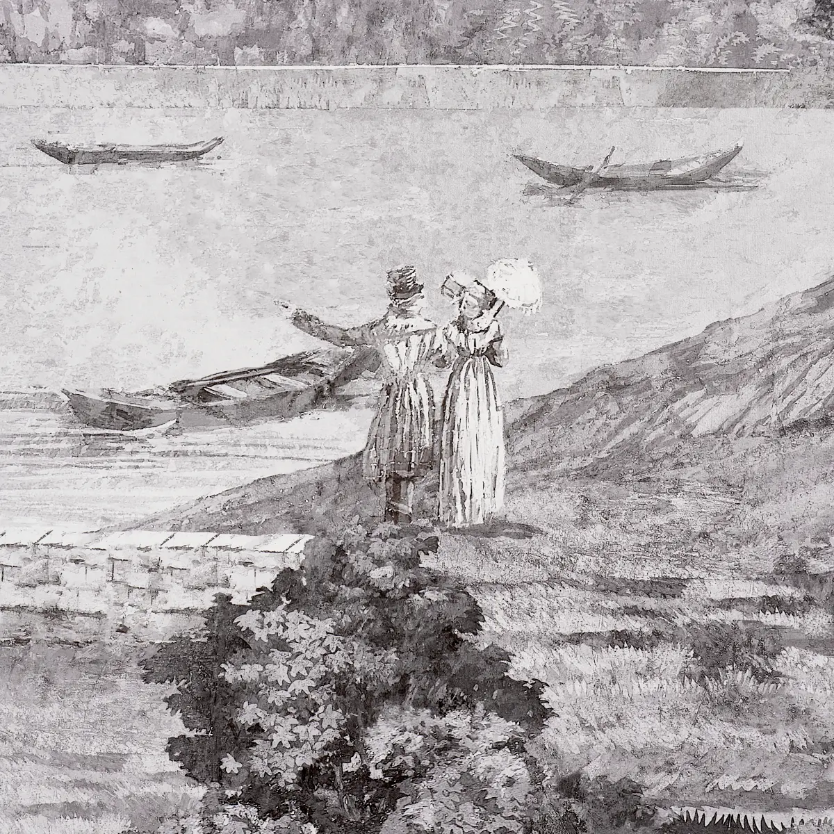 Promenade 4 Panel Set_ GRISAILLE