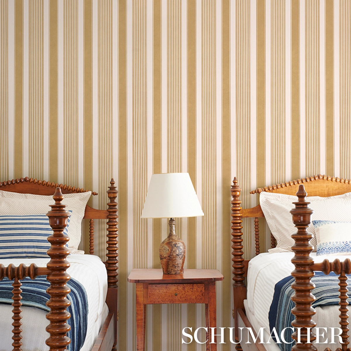 Summerville Stripe_ OCHRE