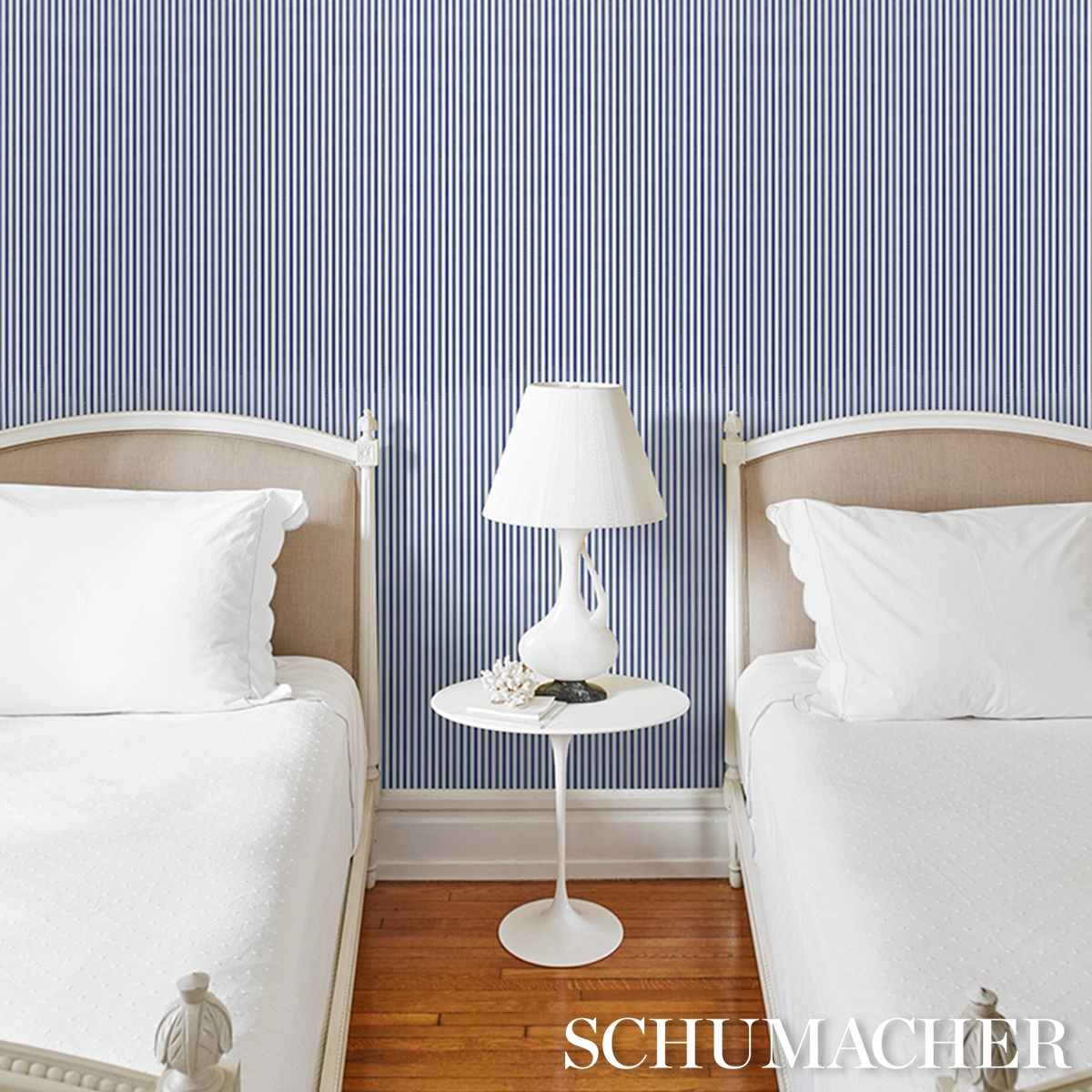 Mathis Ticking Stripe_ INDIGO