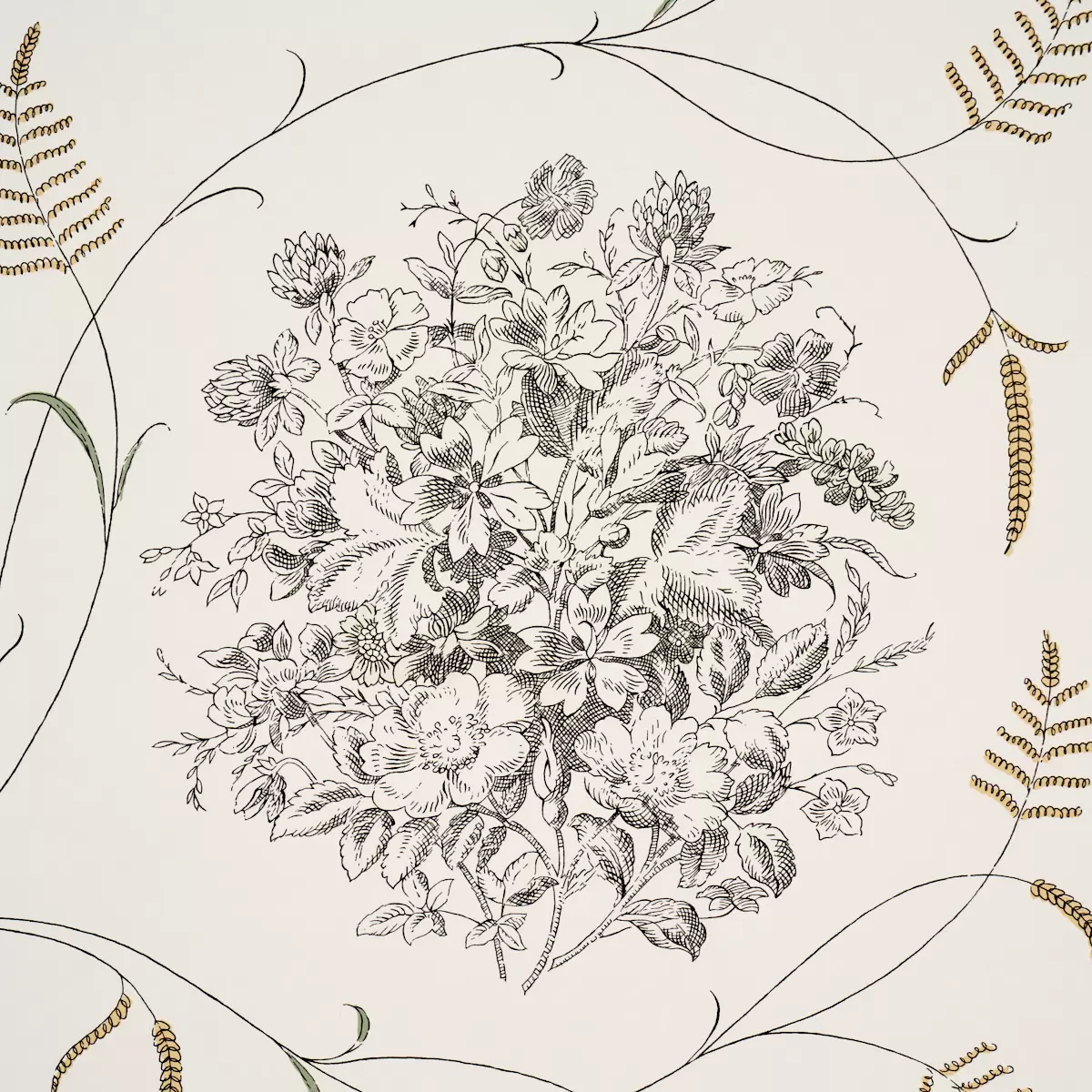 CENTURY SCENIC TOILE_ BLACK
