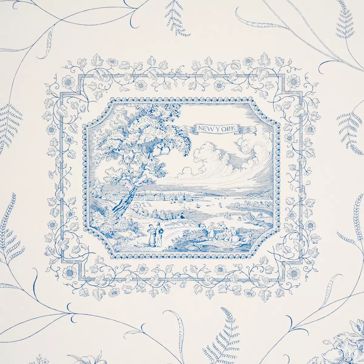 CENTURY SCENIC TOILE_ BLUE