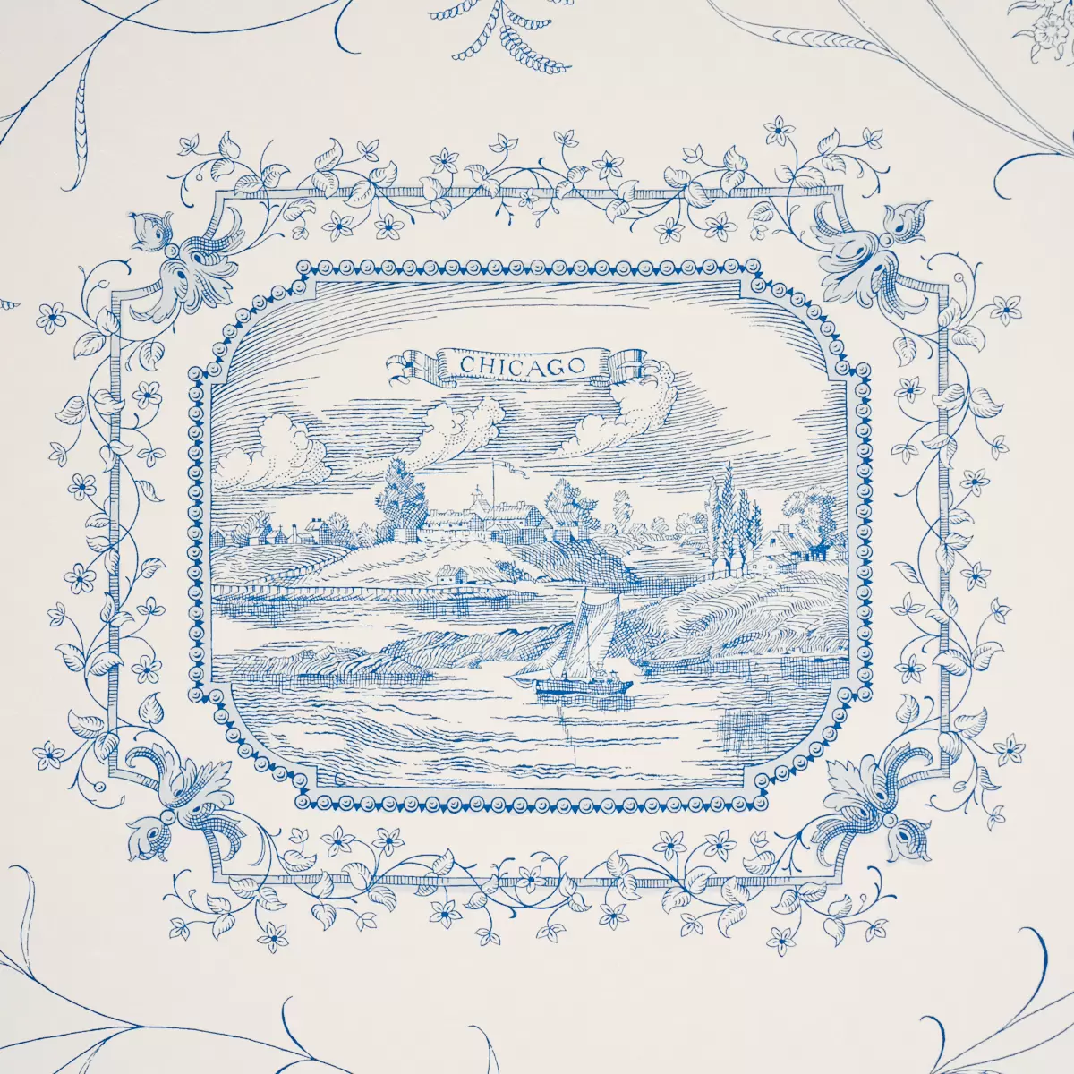 CENTURY SCENIC TOILE_ BLUE