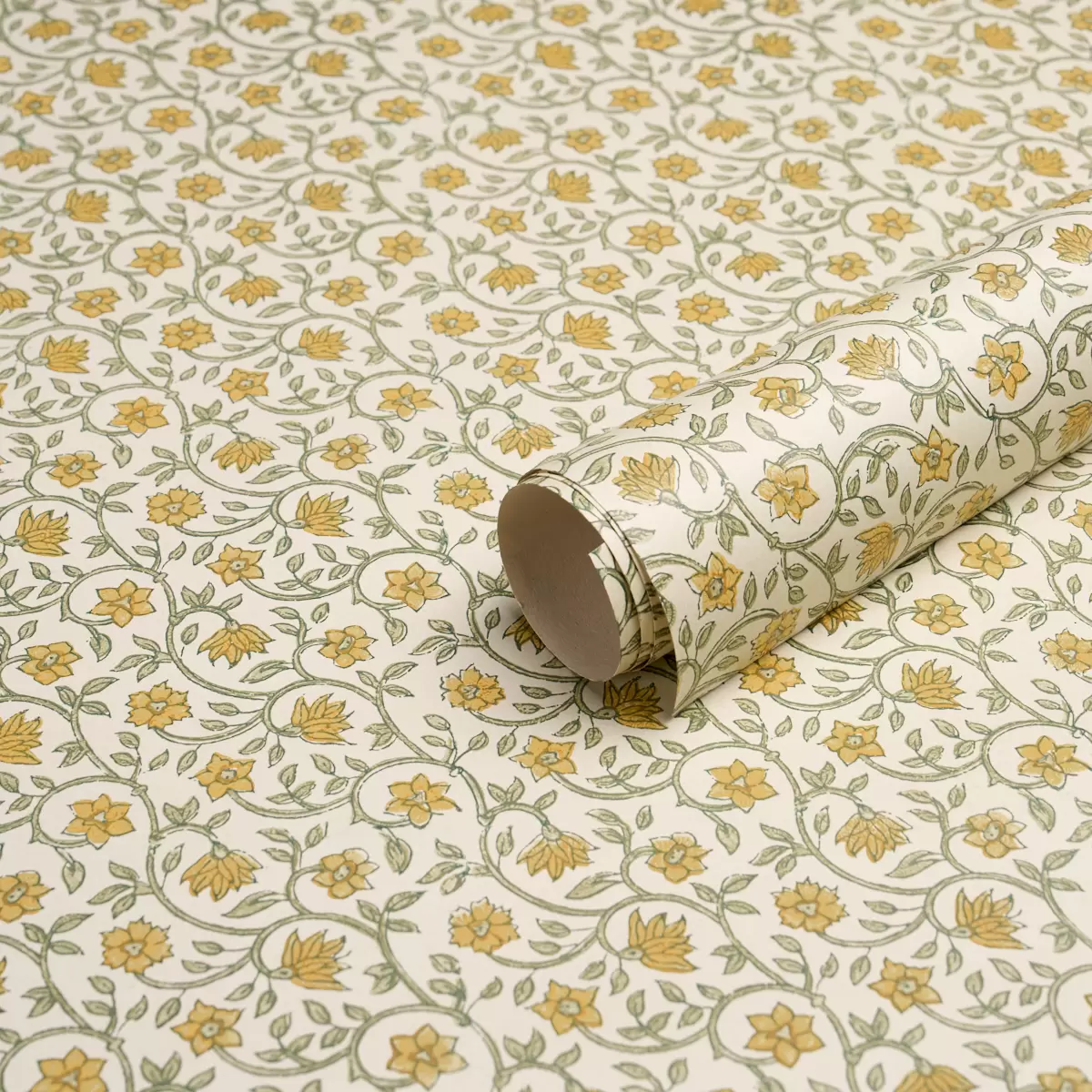 MALAYA HAND-BLOCK PRINT_ YELLOW