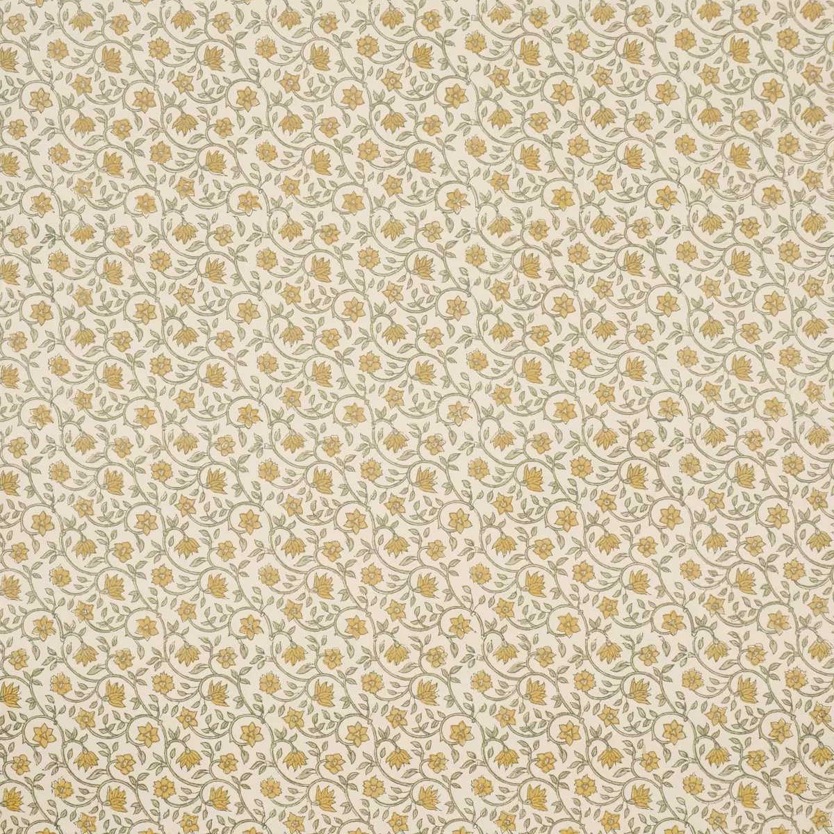 MALAYA HAND-BLOCK PRINT_ YELLOW