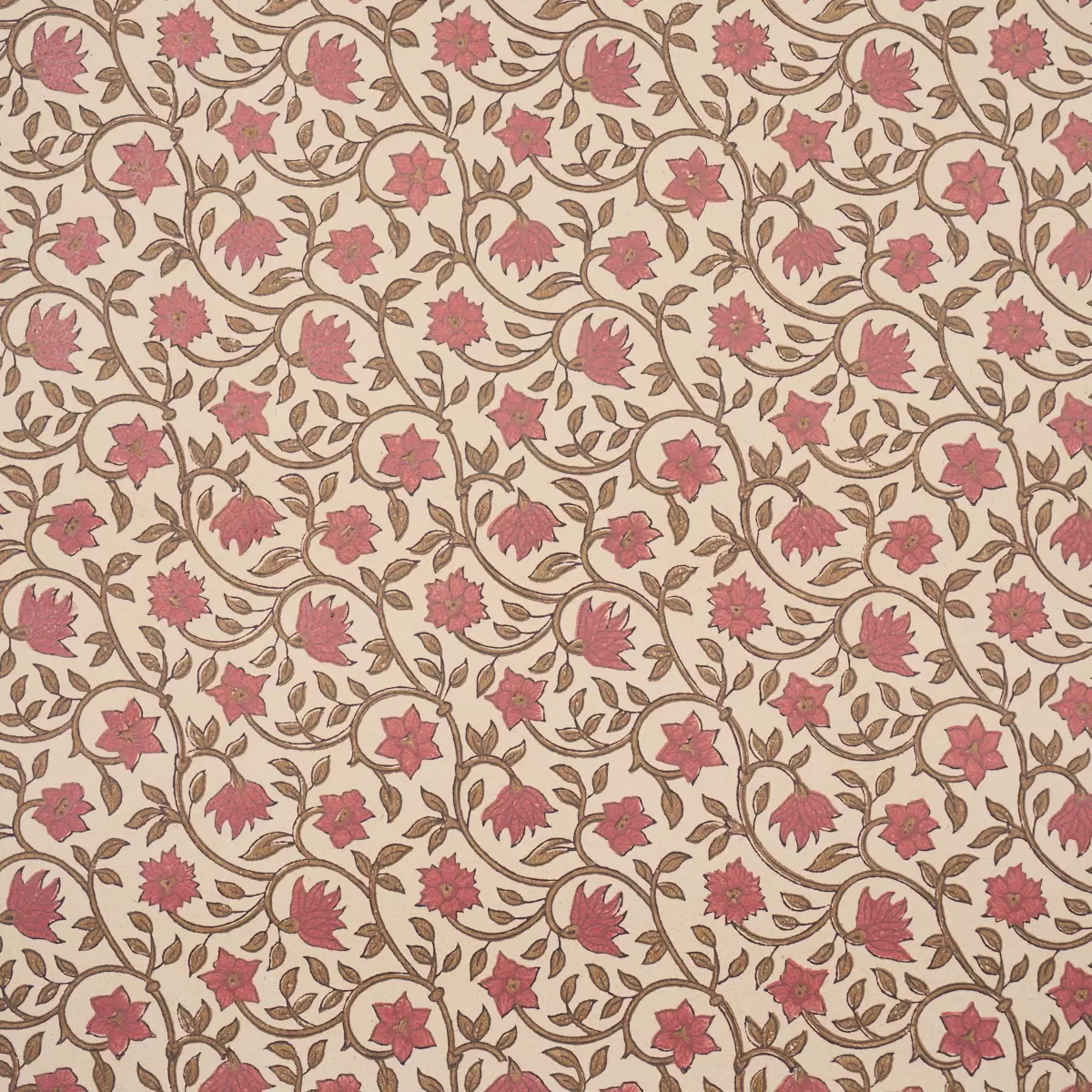 MALAYA HAND-BLOCK PRINT_ RED