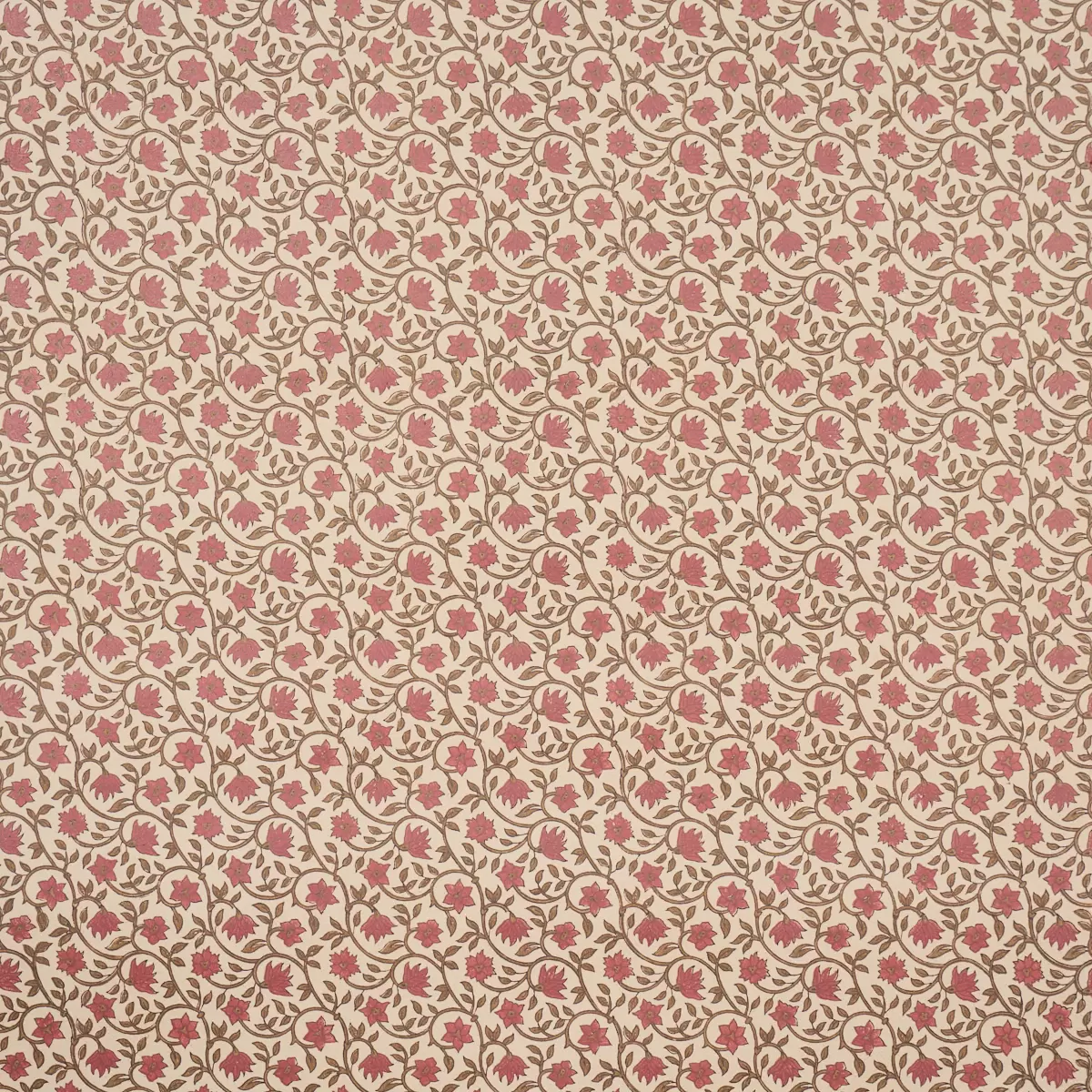 MALAYA HAND-BLOCK PRINT_ RED