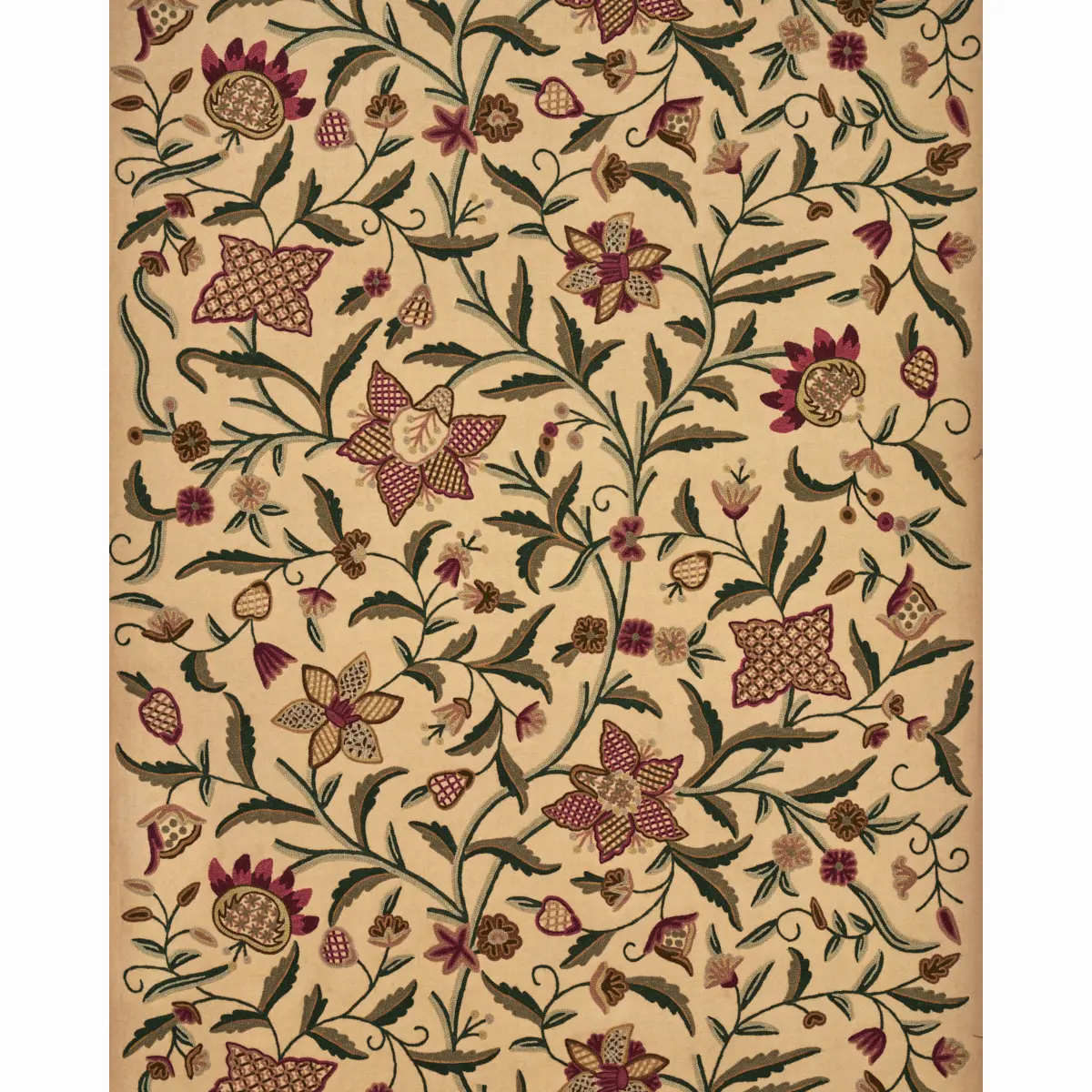 Somerset Crewel_ RED/GREEN
