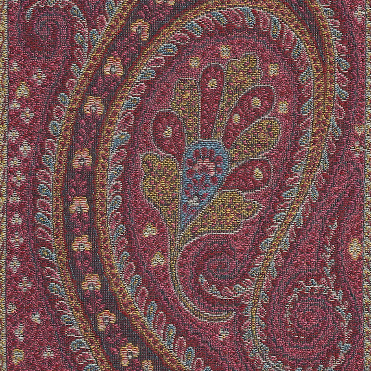 CHATELAINE PAISLEY_ MAGENTA