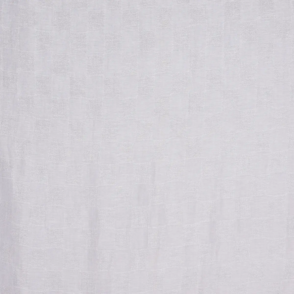 Checkerboard Sheer_ WHITE