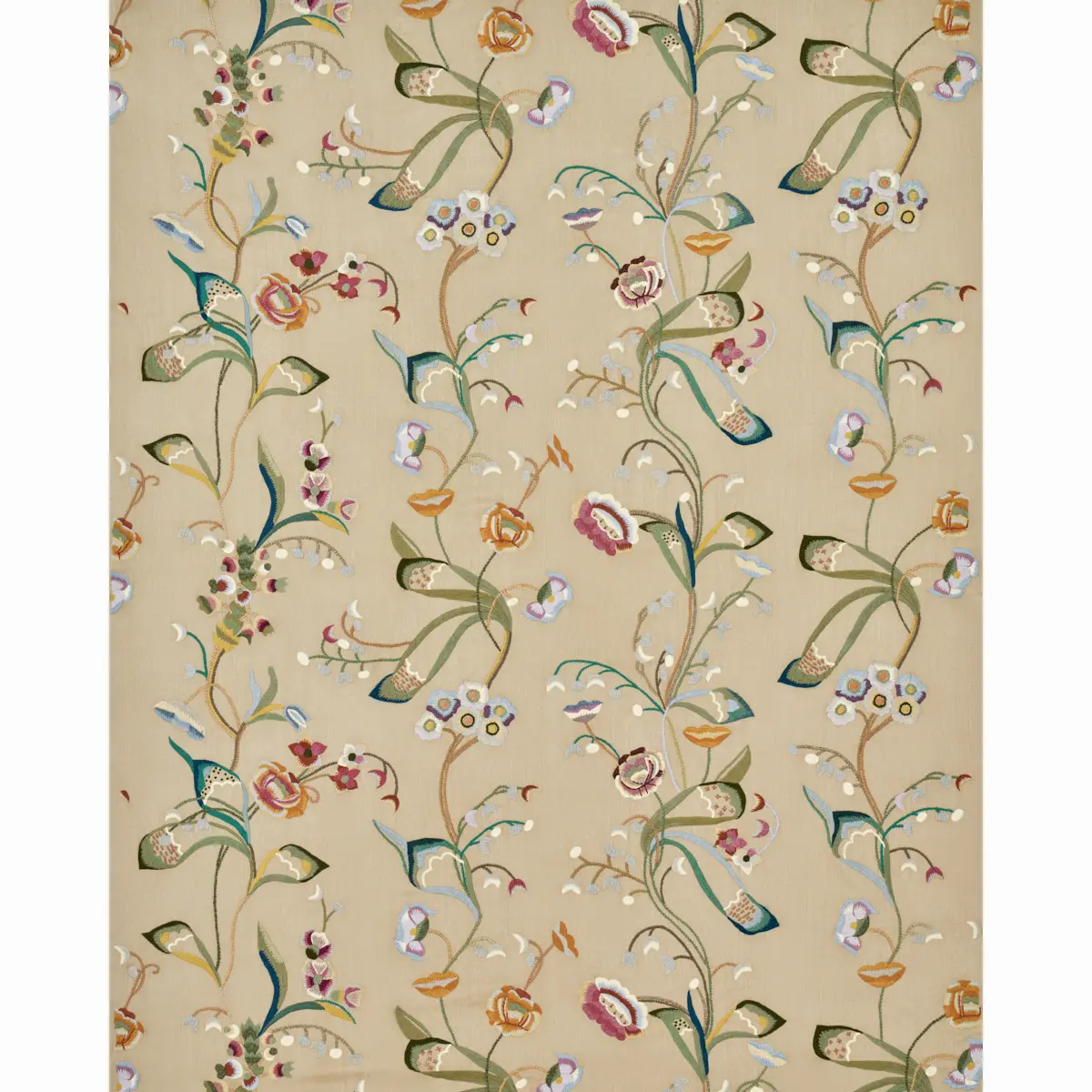 Vanessa Embroidery_ CHAMOIS/MULTI