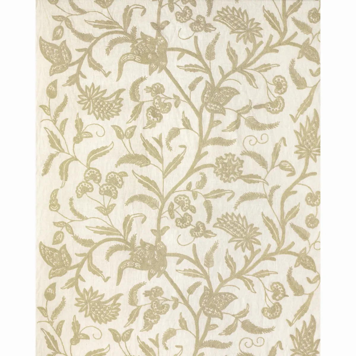 Amagansett Linen Crewel_ ECRU
