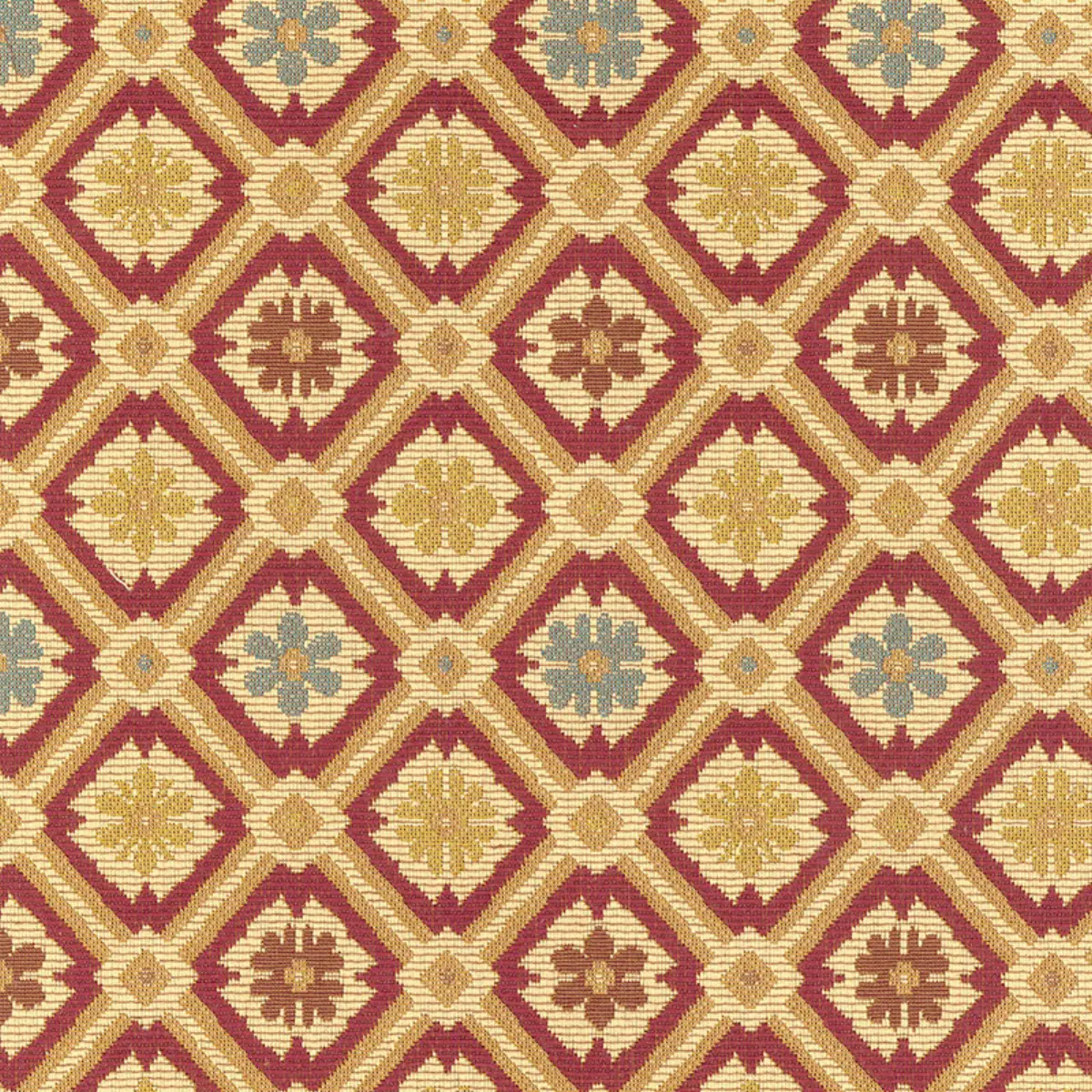 SAVONNERIE TAPESTRY_ GARNET