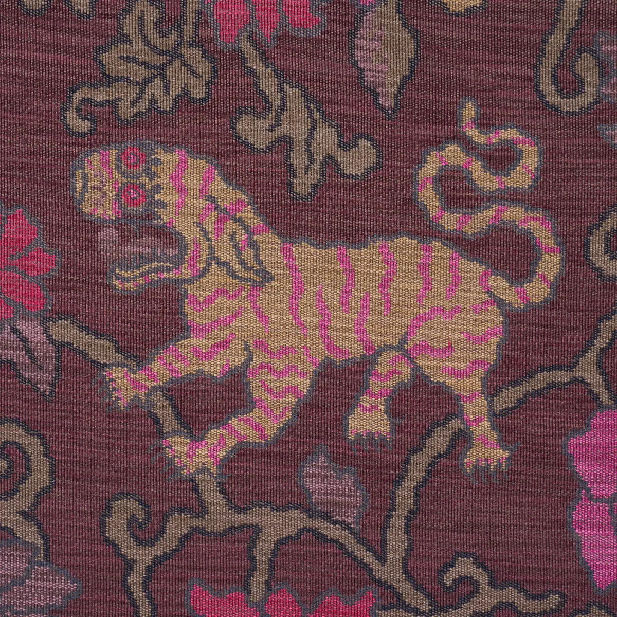 KHOTAN WEAVE_ AUBERGINE