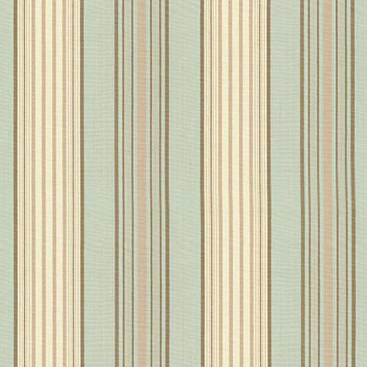 SARATOGA COTTON STRIPE_ AQUA / FLAX/ MOCHA