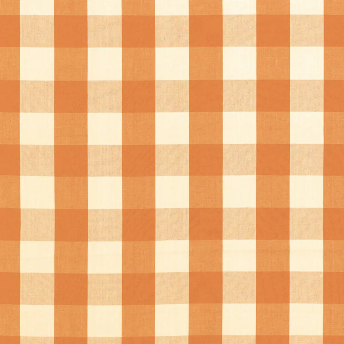 CAMDEN COTTON CHECK_ PUMPKIN