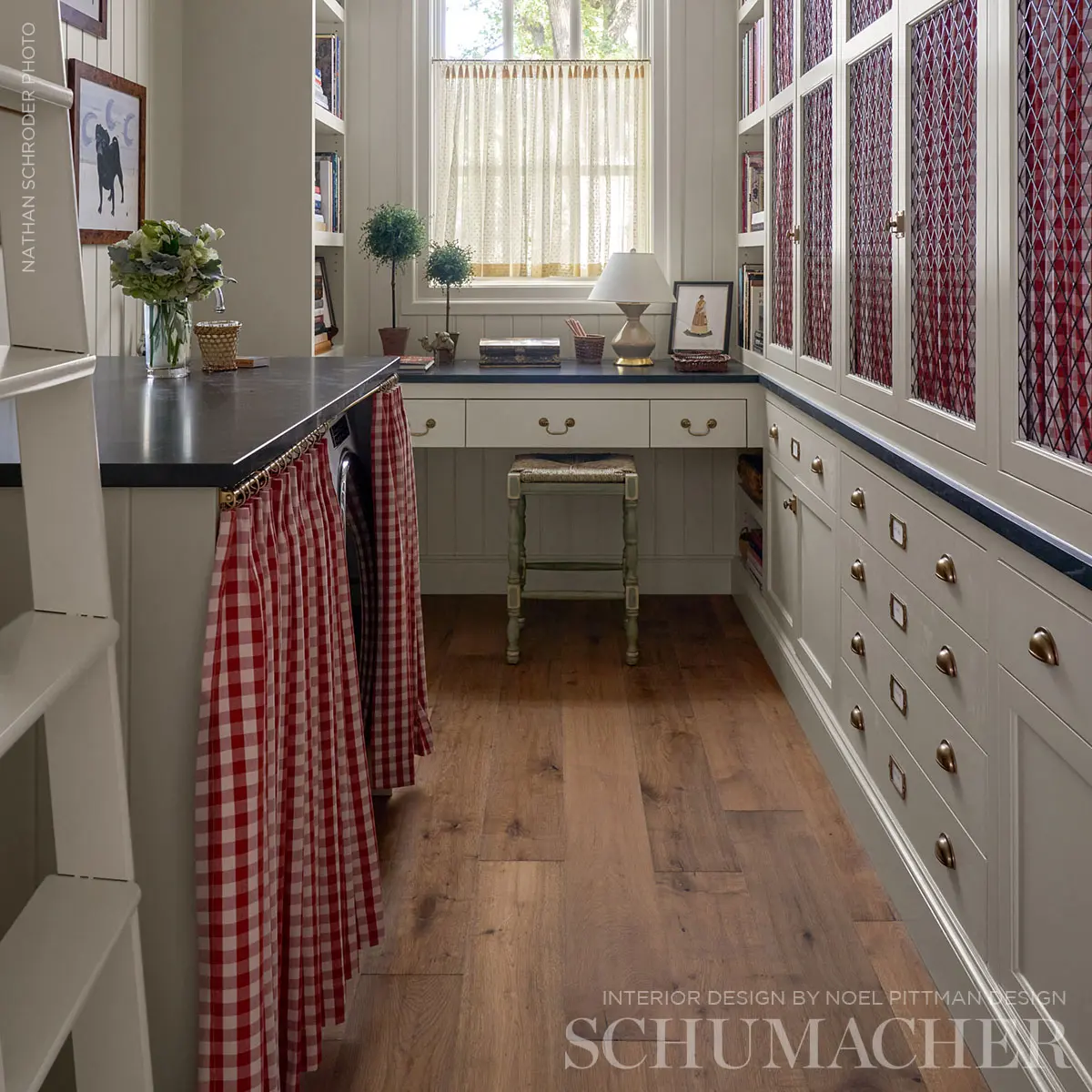 CAMDEN COTTON CHECK_ RED