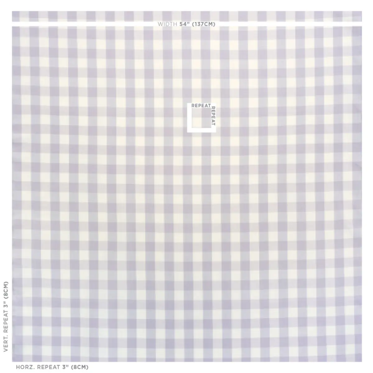 CAMDEN COTTON CHECK_ LILAC