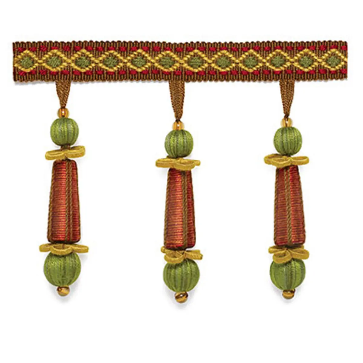 ADDINGTON MOLDED TASSEL FRINGE_ ROSEWOOD