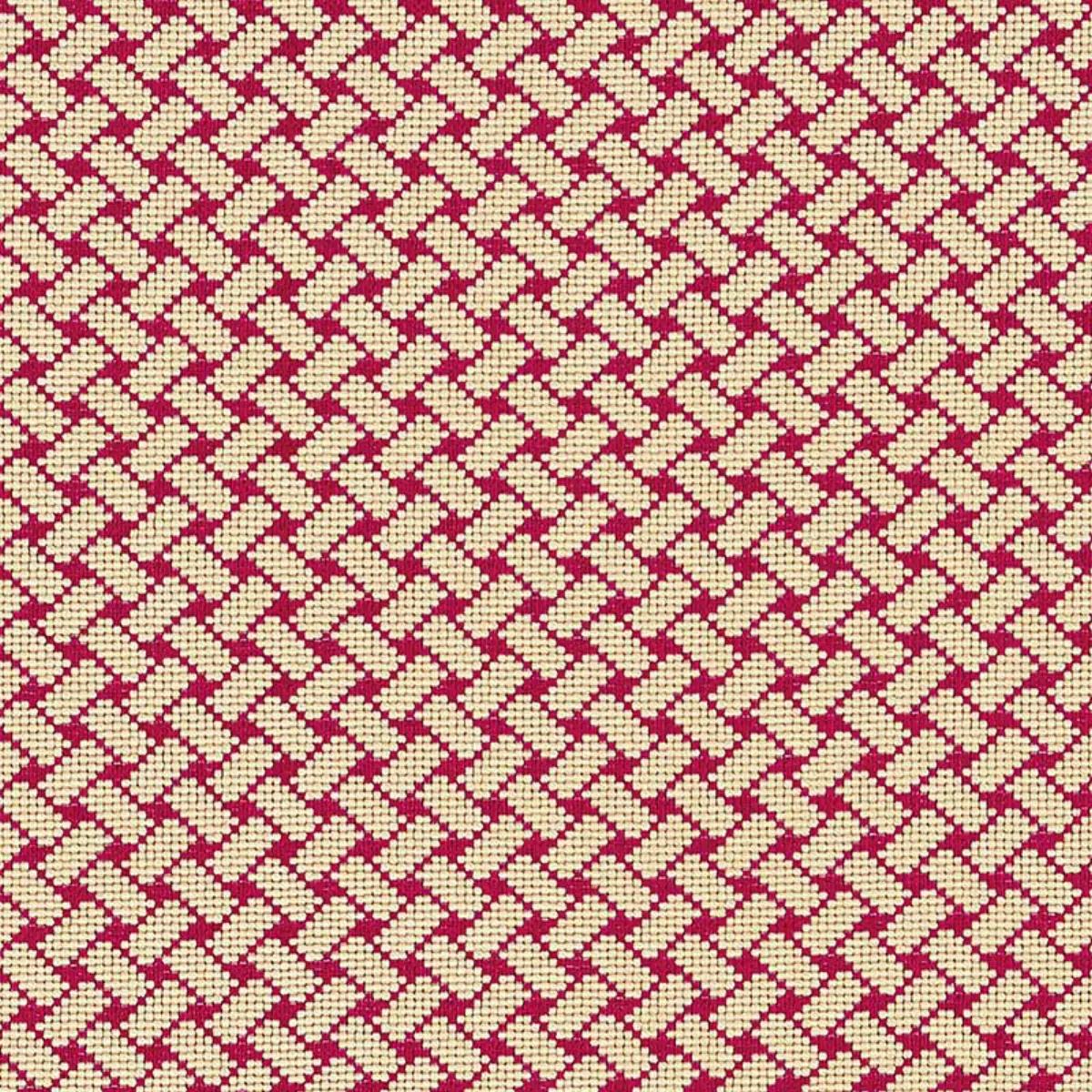 BRISTOL WEAVE ÉPINGLÉ_ CARMINE