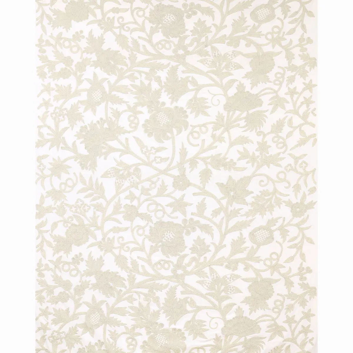 Sissinghurst Crewel_ IVORY