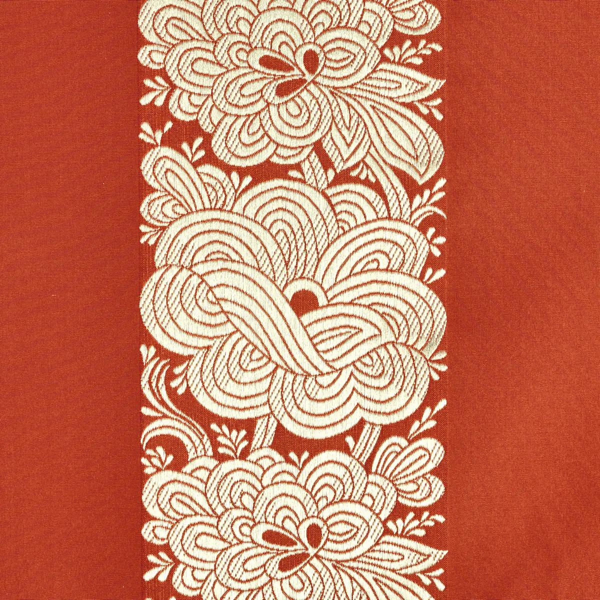 MANDARIN SILK STRIPE_ CORAL