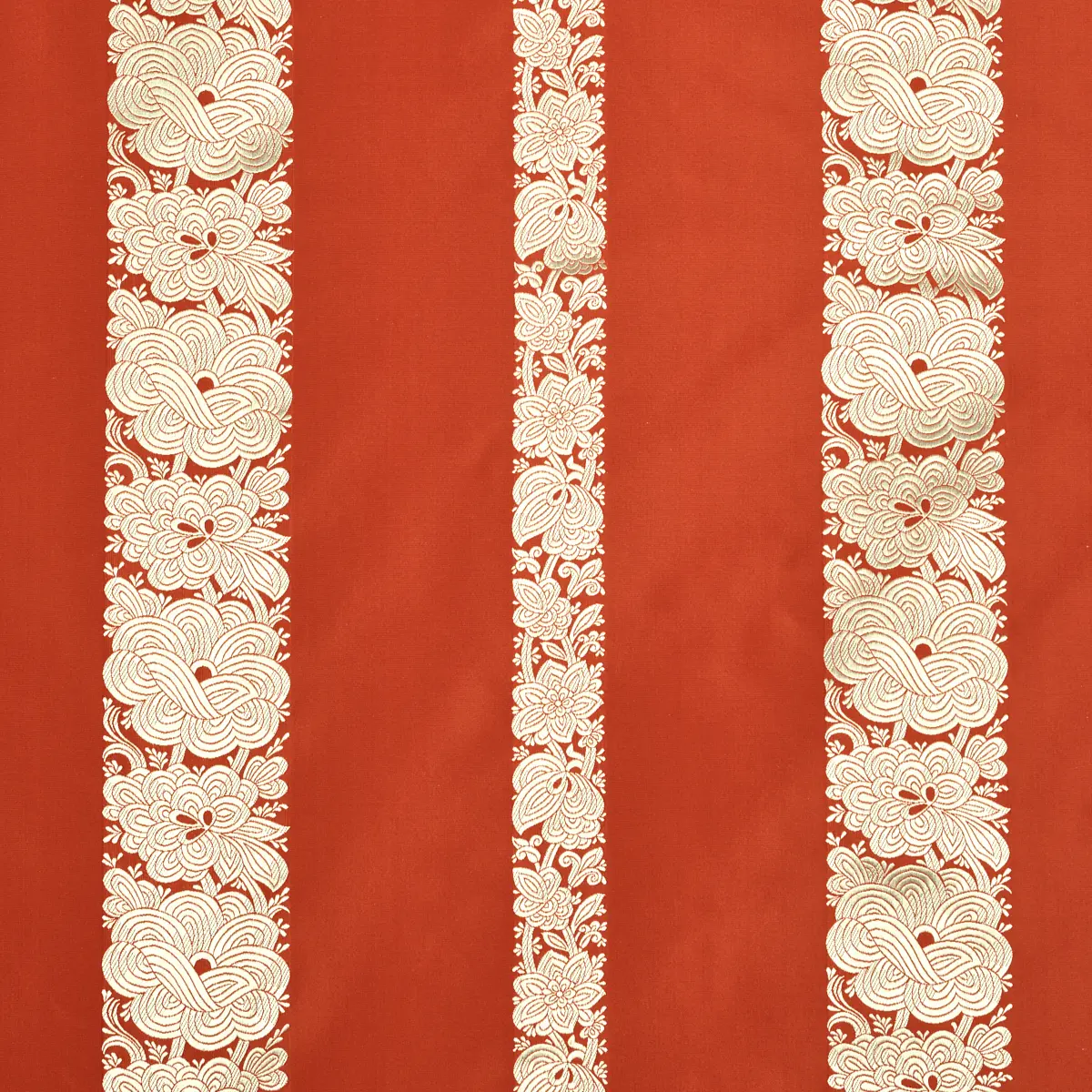 MANDARIN SILK STRIPE_ CORAL