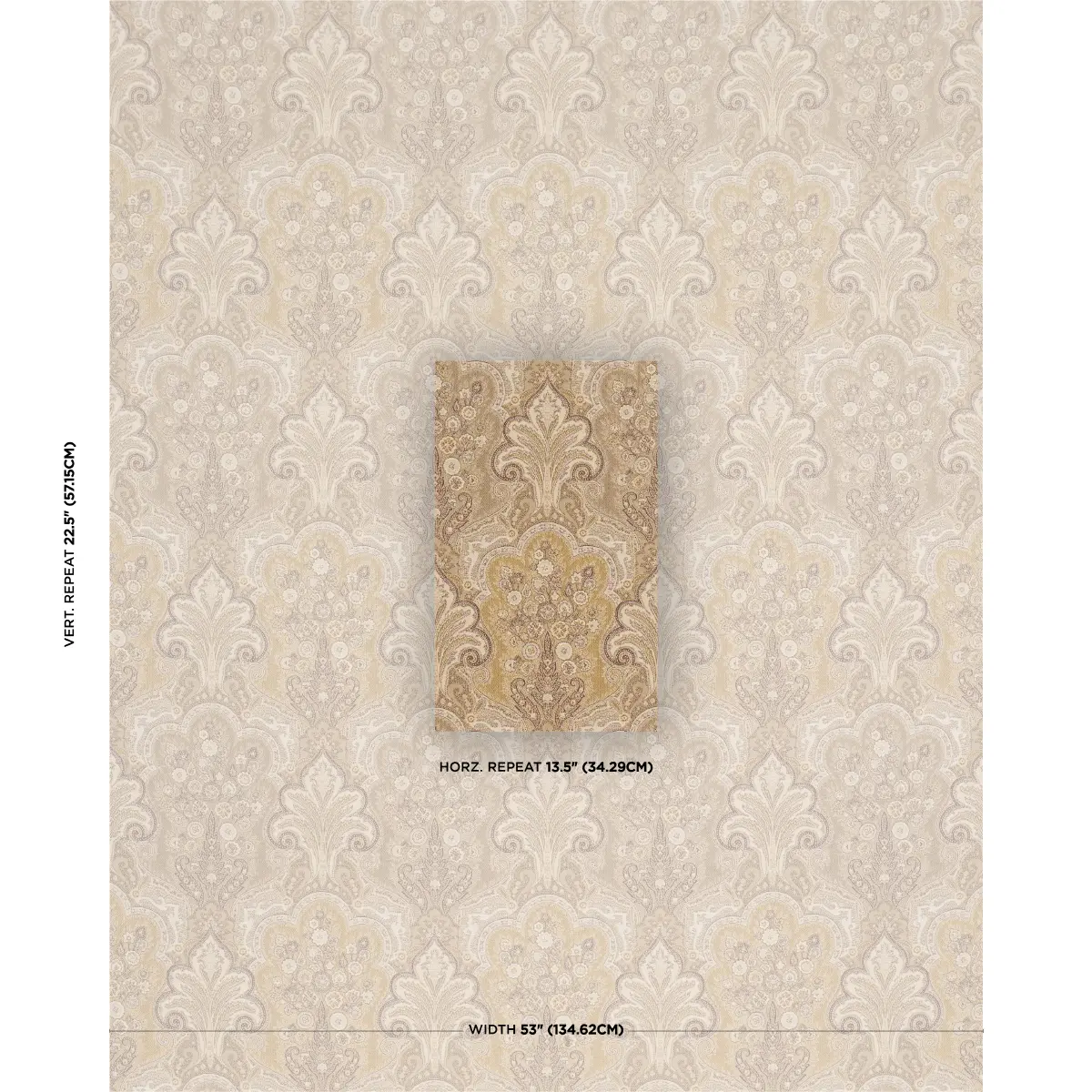 NEW CASTLE PAISLEY_ TRAVERTINE