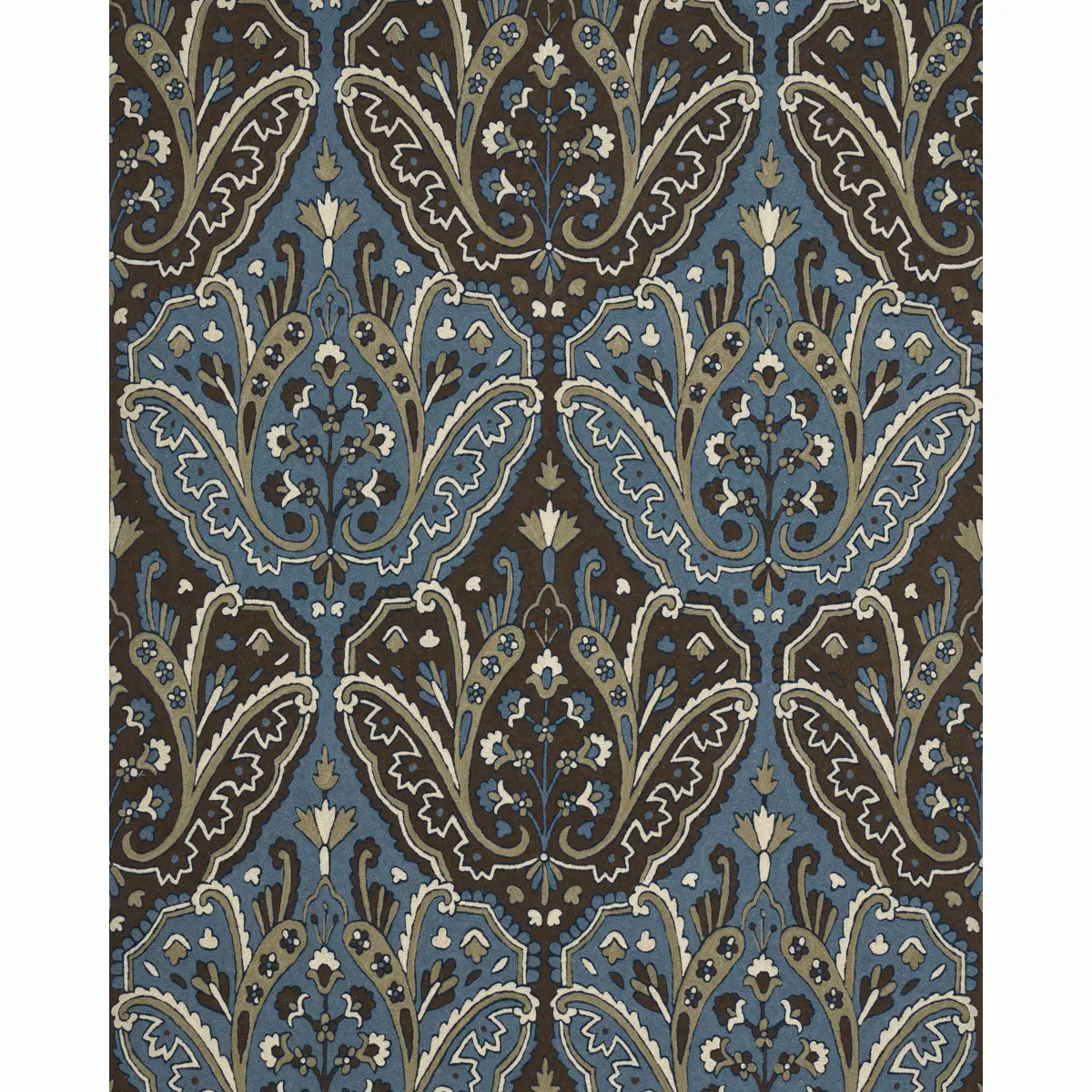 Maharajah Crewel Embroidery_ INDIGO