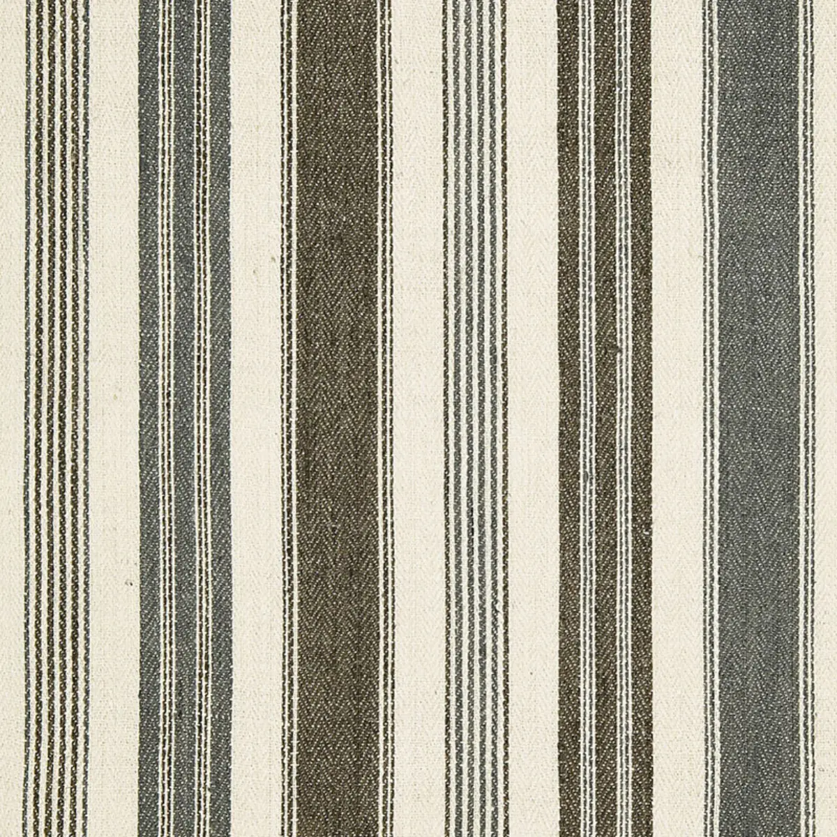 MONTAUBAN STRIPE_ NICKEL / GREIGE