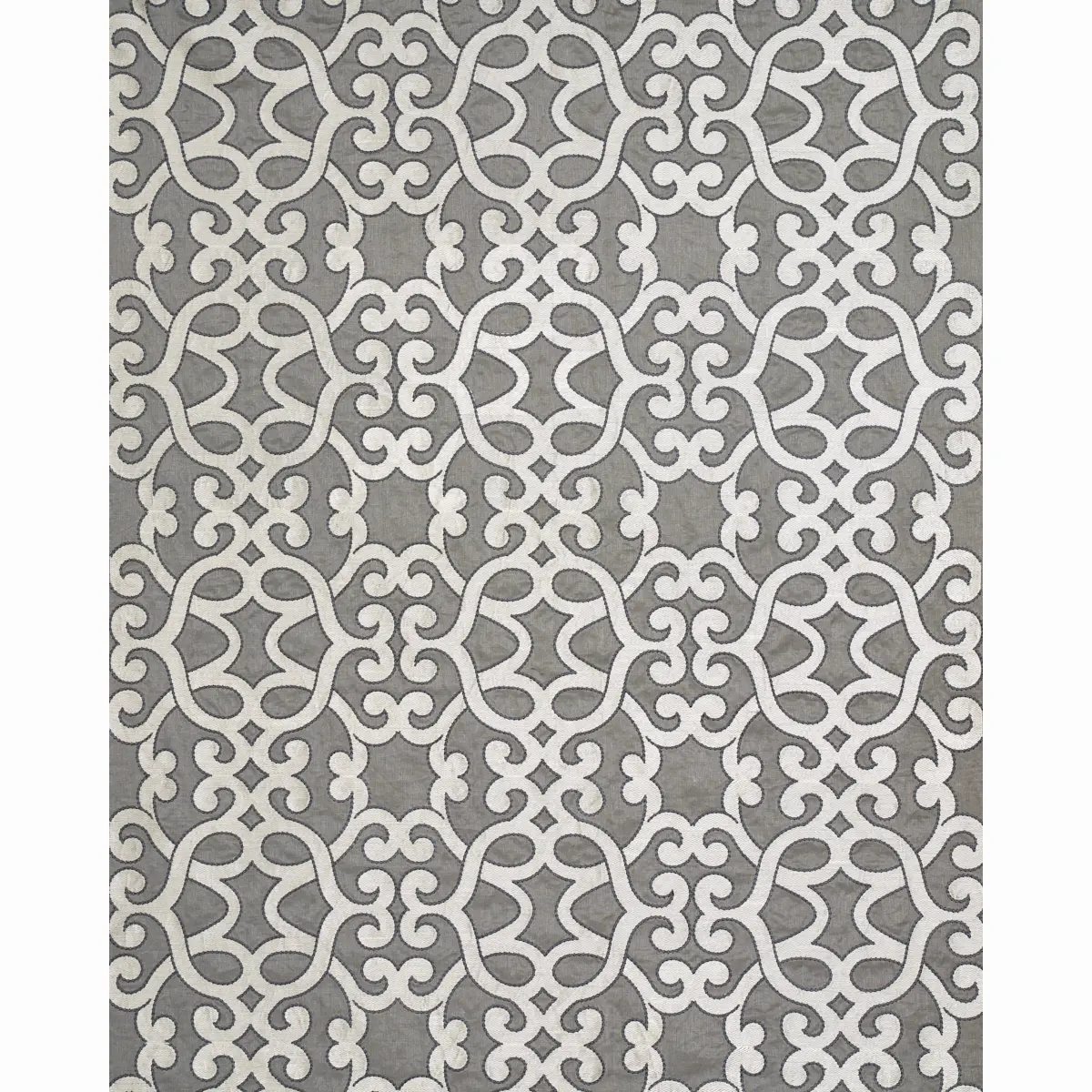 AMBOISE LINEN EMBROIDERY_ ZINC