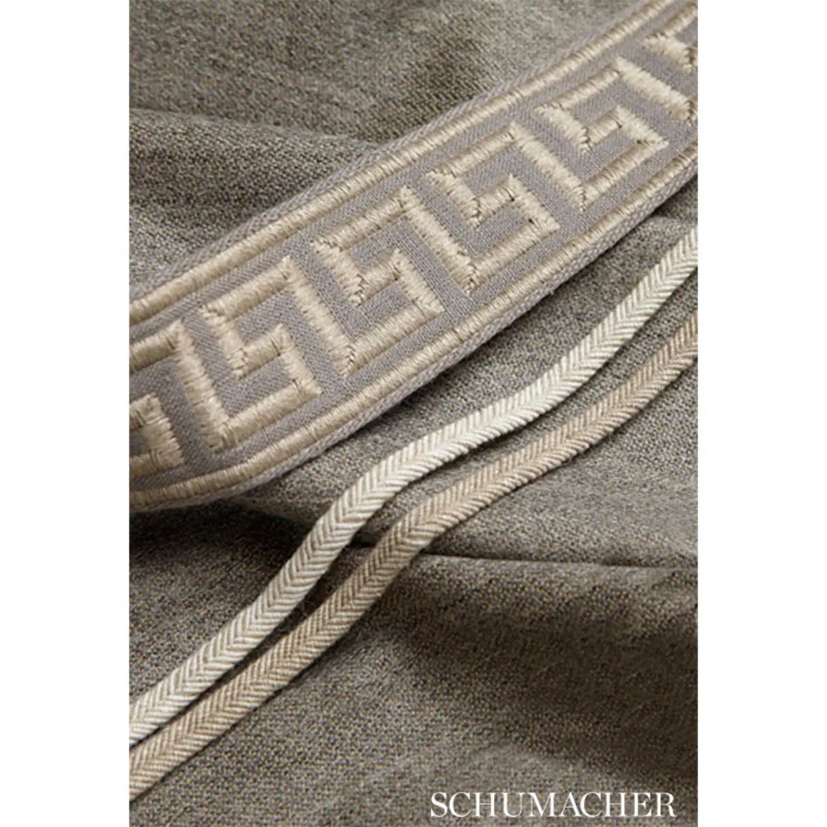 DOMINIQUE LINEN TAPE_ ZINC