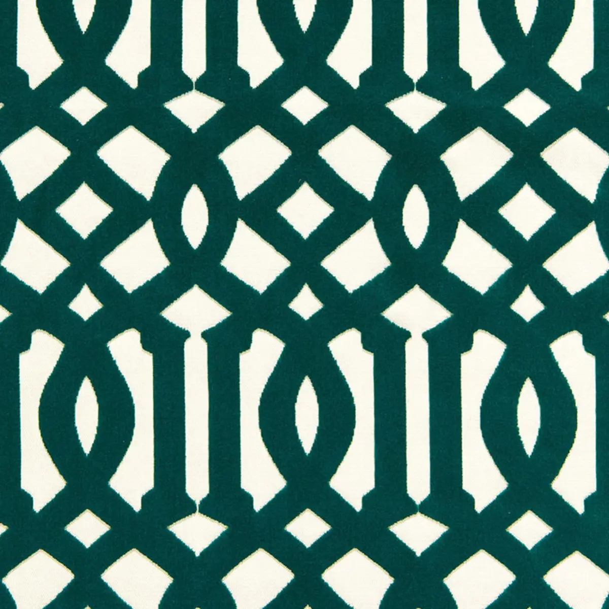 IMPERIAL TRELLIS VELVET_ PEACOCK