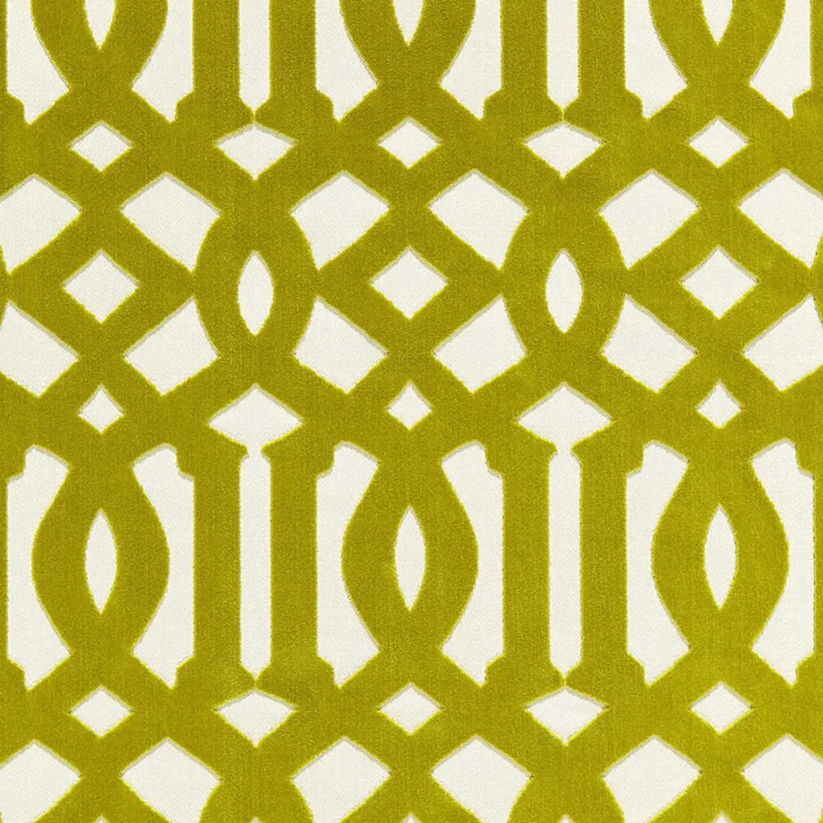 IMPERIAL TRELLIS VELVET_ CHARTREUSE