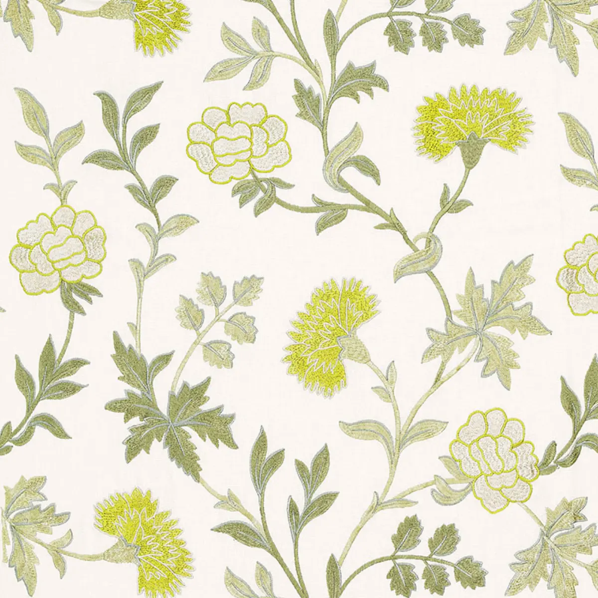 Sheridan Embroidery_ CHARTREUSE