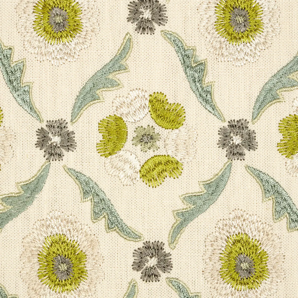 Claremont Embroidery_ CHARTREUSE