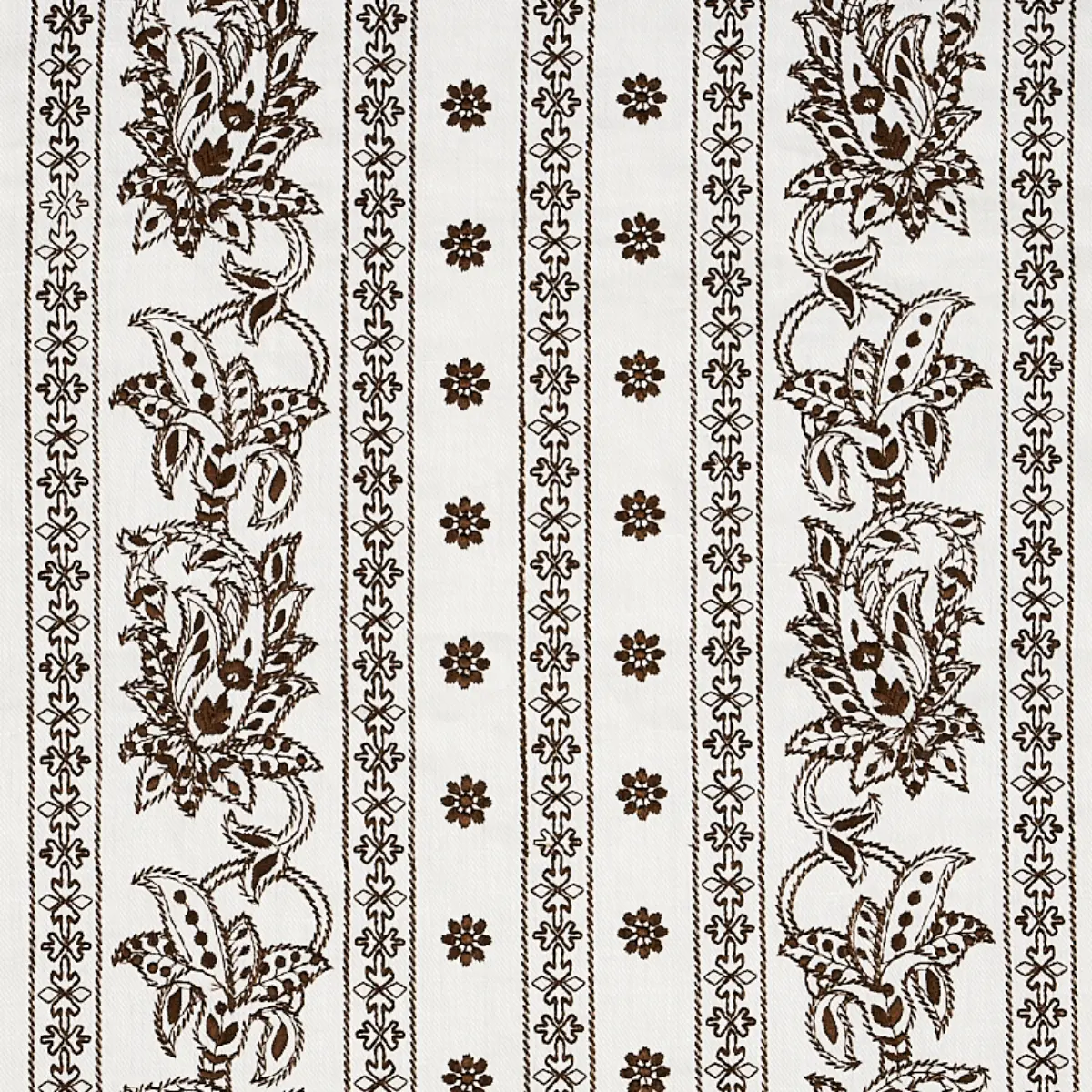 JAIPUR LINEN EMBROIDERY_ BROWN