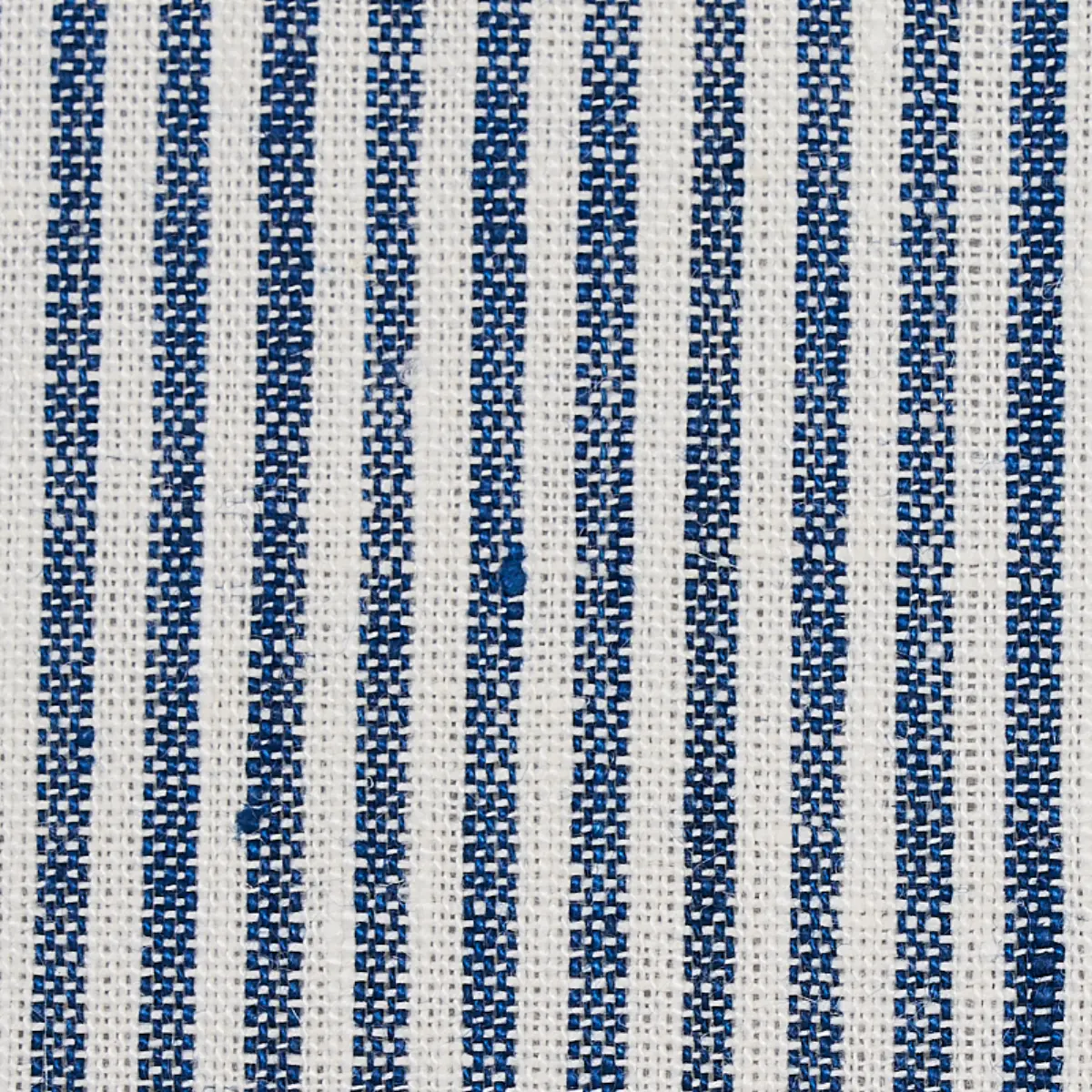 WESLEY LINEN TICKING STRIPE_ INDIGO