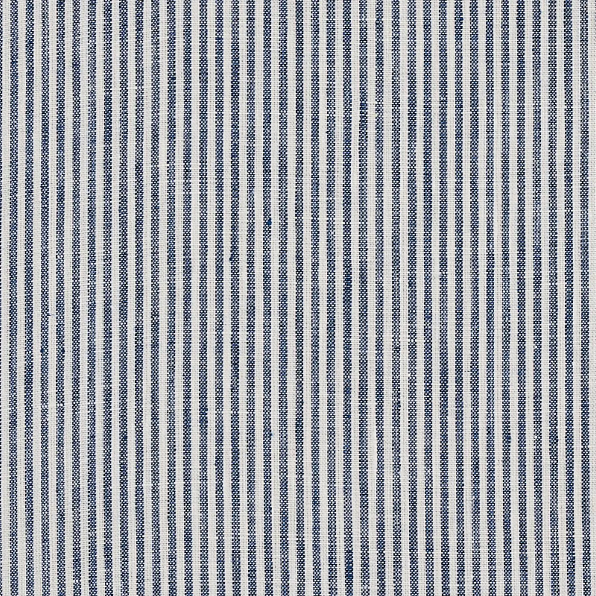 WESLEY LINEN TICKING STRIPE_ INDIGO