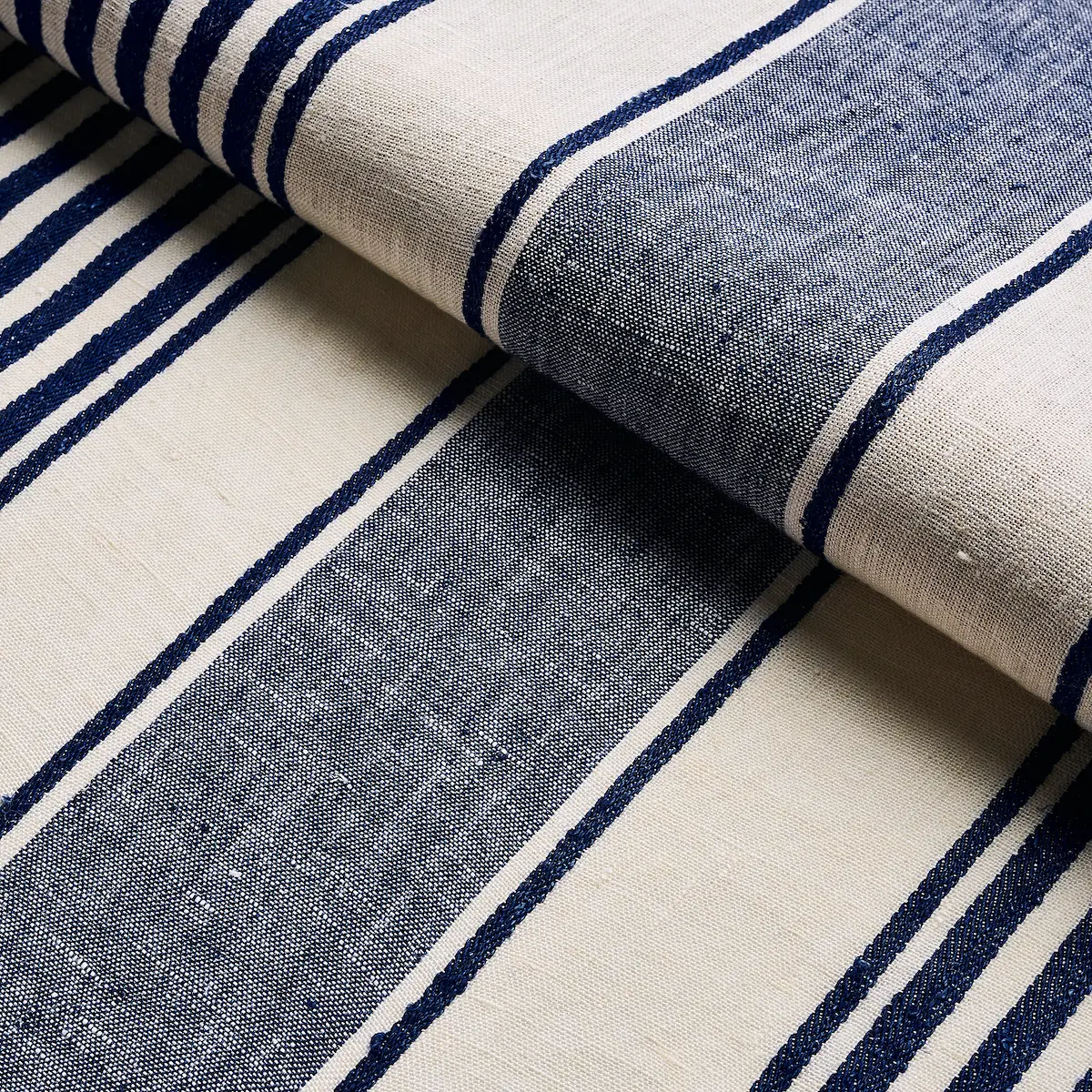SUMMERVILLE LINEN STRIPE_ NAVY