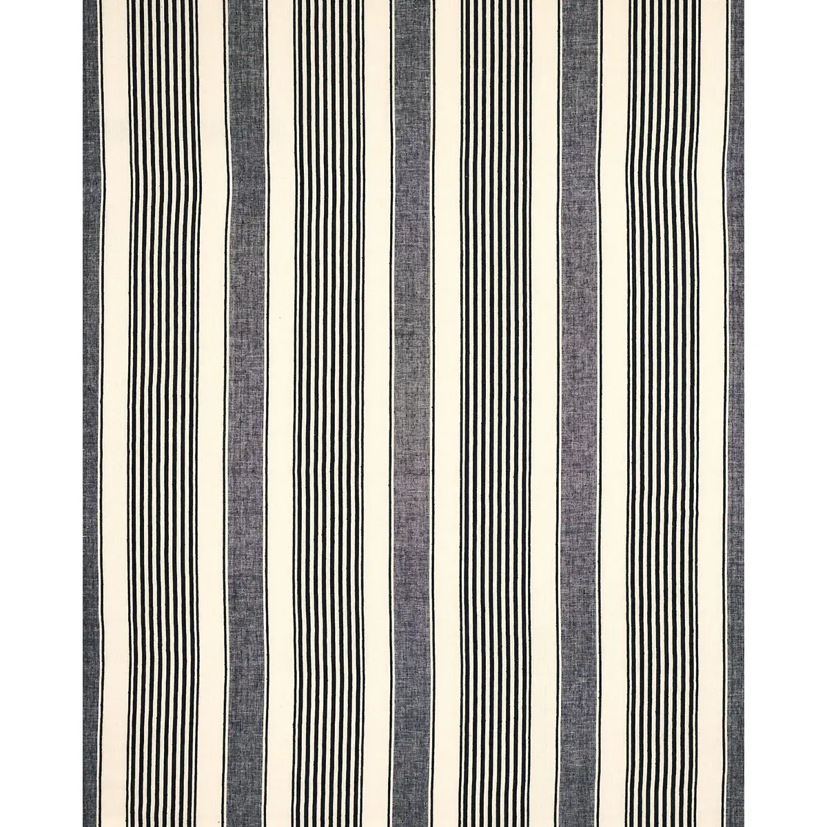 SUMMERVILLE LINEN STRIPE_ BLACK