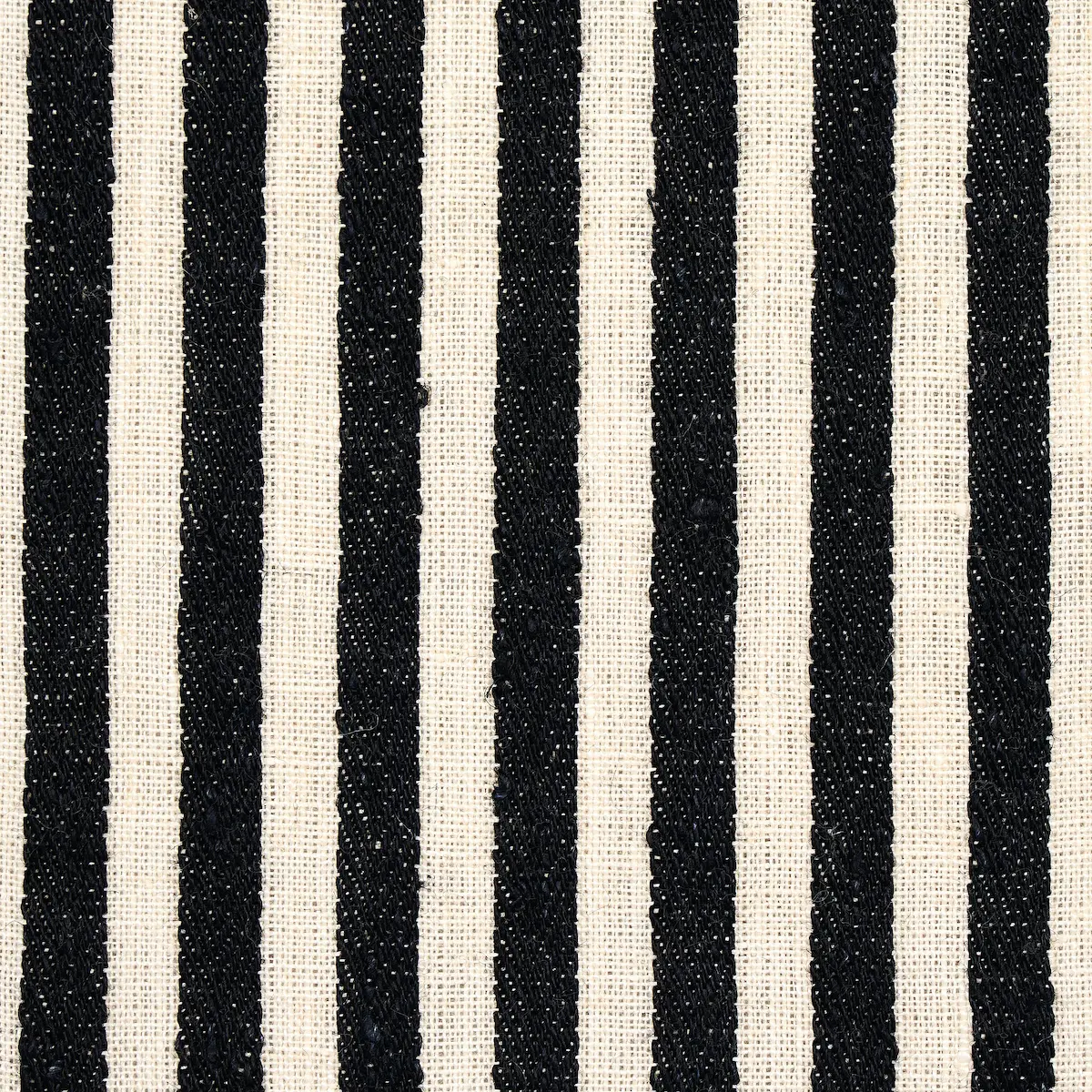 SUMMERVILLE LINEN STRIPE_ BLACK