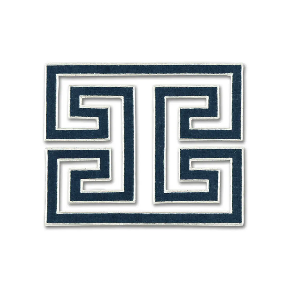 MADAME WU APPLIQUÉ_ BLEU MARINE