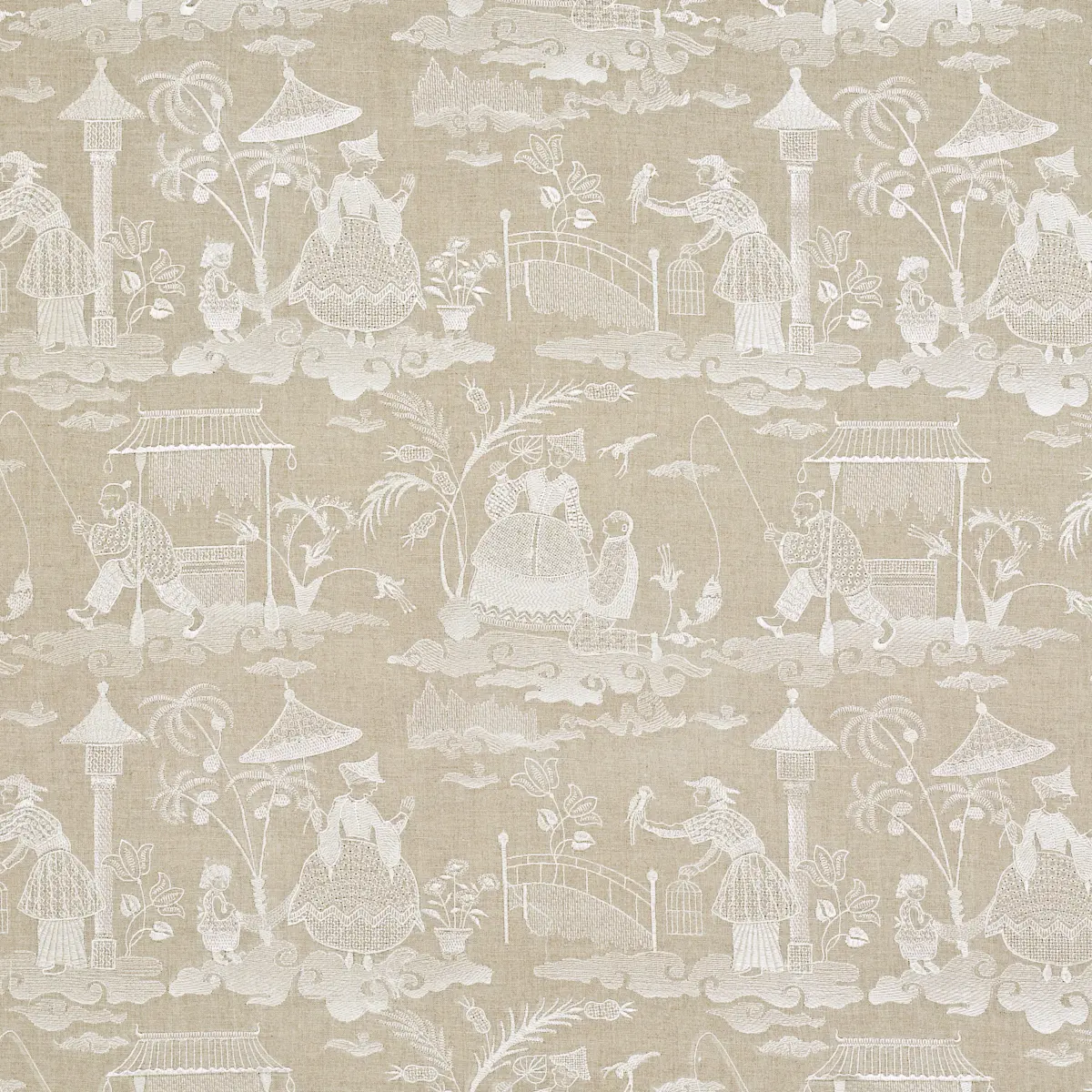 Bassano Embroidered Toile_ LINEN